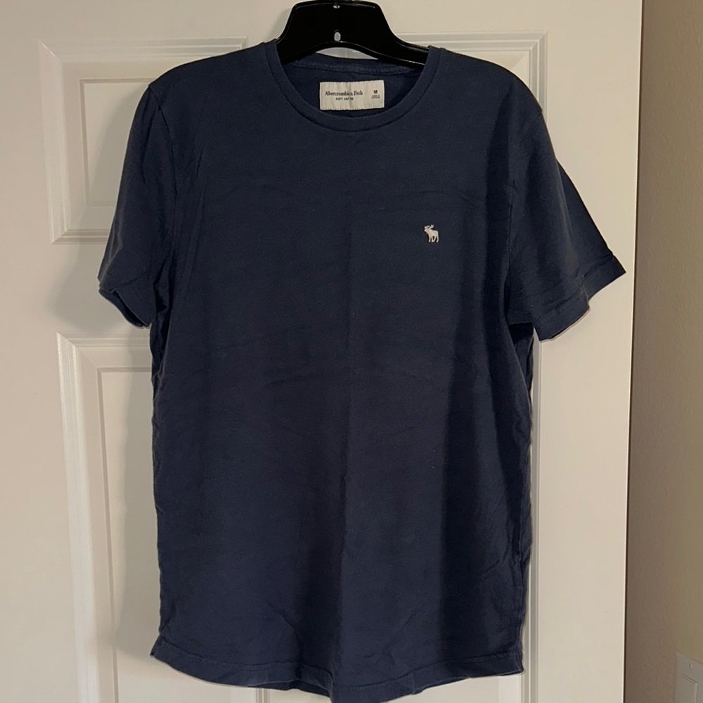 Abercrombie & Fitch Navy Blue T-Shirt